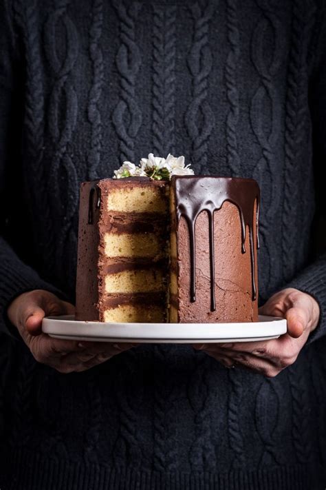 Marzipan Cake With Chocolate Buttercream The Floured Table Recipe