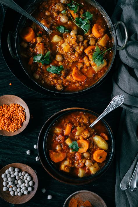 Harira würzige marokkanische Suppe glutenfrei vegan Limon Rimon