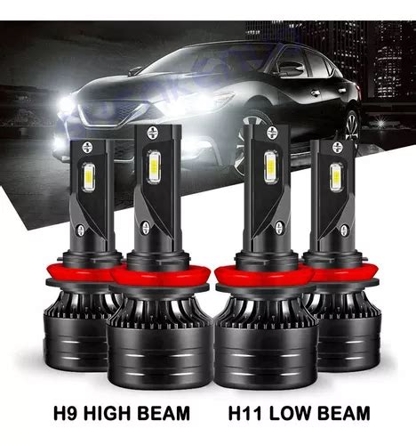 Kit De Focos Led H11 Luz Alta Baja Para Nissan Kicks 2017 22 Cuotas