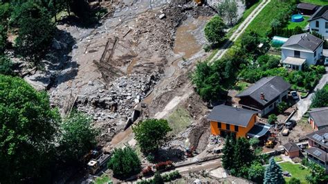 Switzerland Three People Missing After Once In 30 Year Rains Cause