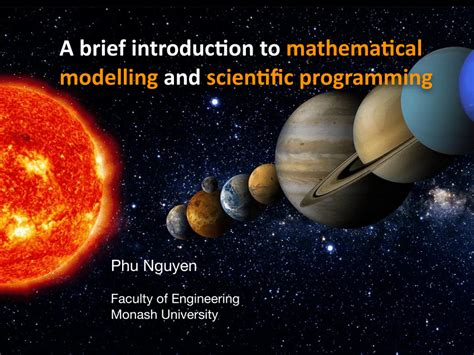 PDF An Introduction To Mathematical Modelling And Scientific Programming