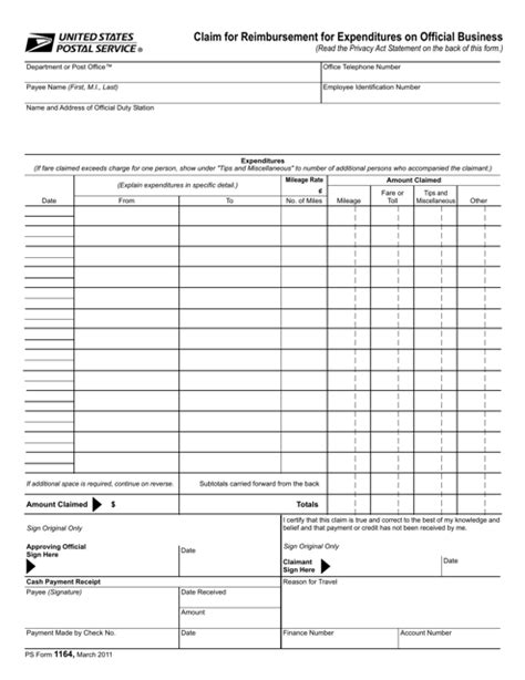 Ps Form 1188 Fillable Printable Forms Free Online