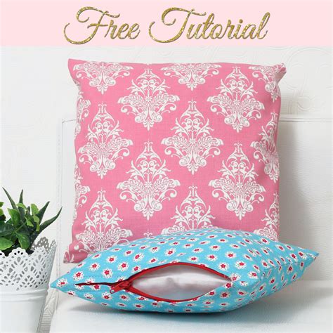 Cushion Cover With Piping Easy Sewing Tutorial Treasurie