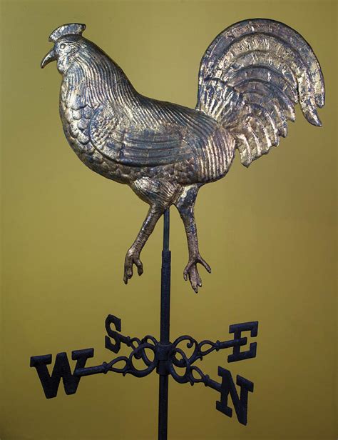 Lot 95 Full Bodied Copper Rooster Weathervane Willis Henry Auctions