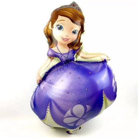 1pcs Cartoon Sofia Princess Foil Balloons Happy Birthday Helium Balloon ...