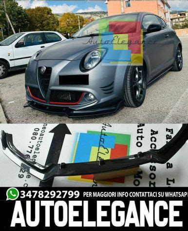 Spoiler Lama Sotto Paraurti Anteriore Alfa Romeo Mito Abs Annunci Bari