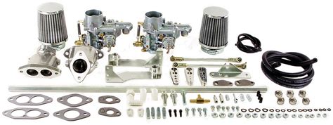 Carburetors Dual Epc 34 Kit Bug Dual Port W Air Cleaners Bugstuff Online