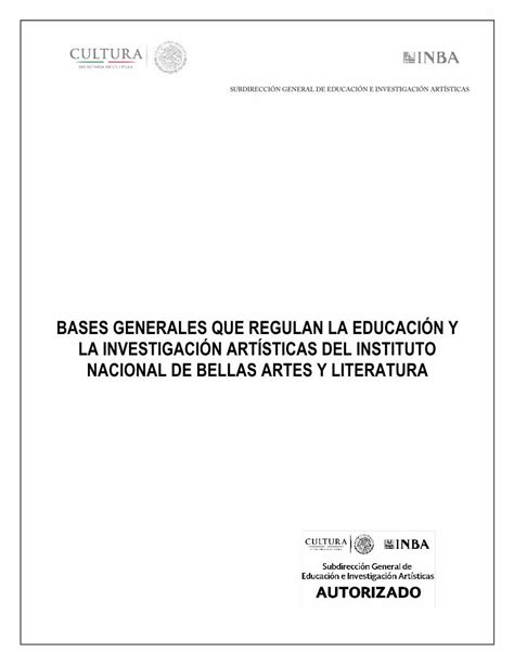 PDF BASES GENERALES QUE REGULAN LA EDUCACIÓN Y LA Con