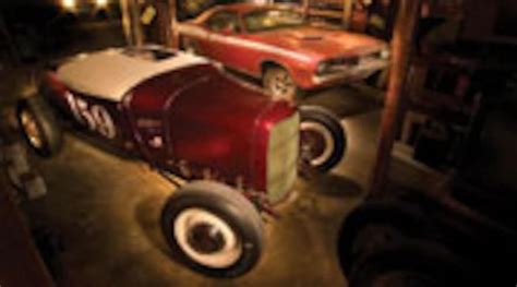 Hrdp 0710 01 Pl Custom Hot Rod Cars Barn Finds Ford Model A And A Cragar Cuda Barn Finds Car