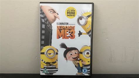 Despicable Me 3 Uk Dvd Unboxing Youtube