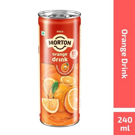 Morton Foods Orange Drink Zesty And Refreshing In 240ml Can