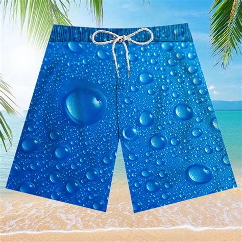 Cllios 2024 Clearance Men Swim Trunks Quickly Dry Summer Elastic Waist