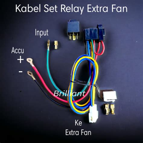 Jual Kabel Set Relay For Extra Fan Kipas Radiator Tambahan Bosch