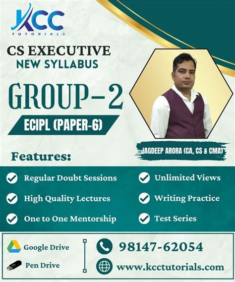 Best Top Group Cs Executive Ecipl Video Lectures Classes