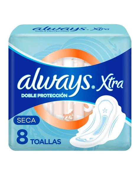 Always Toallas Femeninas Doble Protecci N Seca X Unidades