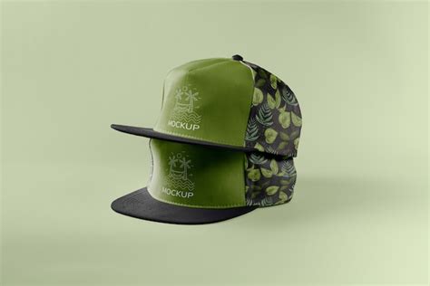 Premium PSD | Snapback hat mockup design
