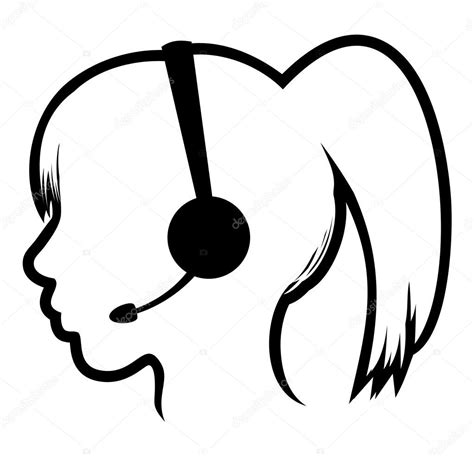 Call Center Woman Icon Stock Vector Image By Branchecarica 28577765