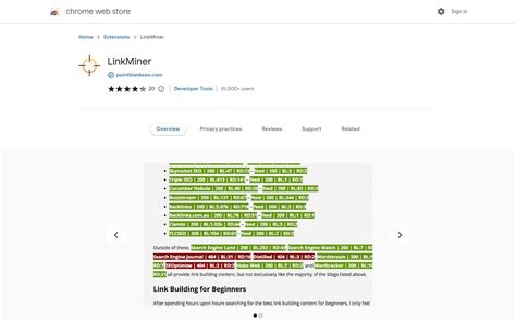 Linkminer Toptenai Tools