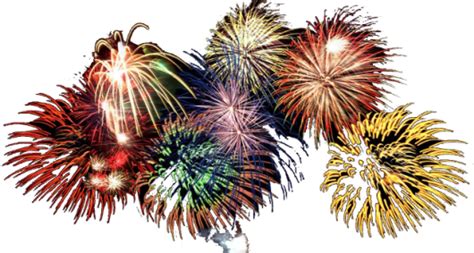 New Year Fireworks PNG Images Transparent Free Download