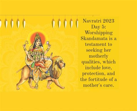 Navratri 2023 Day 5 Maa Skandamata Significance Pragativadi