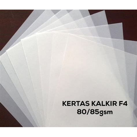 Jual Kertas Kalkir F4 FOLIO Diamant Tracing Paper 80 85gsm Kota