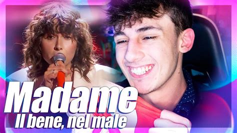 Madame Il Bene Nel Male Reaction Sanremo Youtube