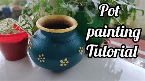 Easy Pot Painting Ideasdiy Pot Decorationclay Pot Painting Idea