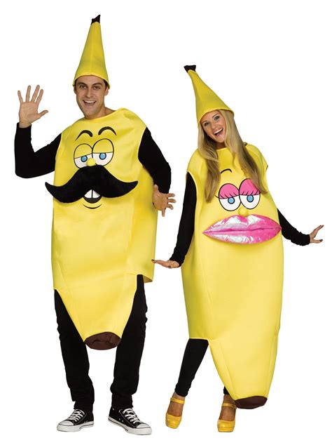 Mr And Mrs Banana Adults Fancy Dress Pair Couple Food Womens Ladies Mens Costume Ebay