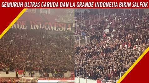 MERINDINGULTRAS GARUDA DAN LA GRANDE INDONESIA SALING LEMPAR CHANT