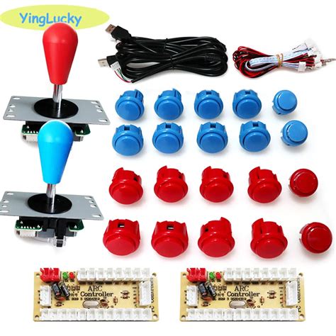 Kit De Joystick Arcade Diy Controlador Usb Zero Delay Joystick De