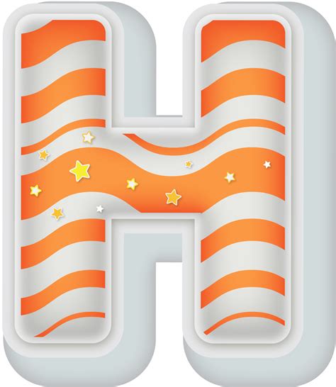 Letter H 3d Fantasy Alphabet Letter Text Effect 46635517 Png