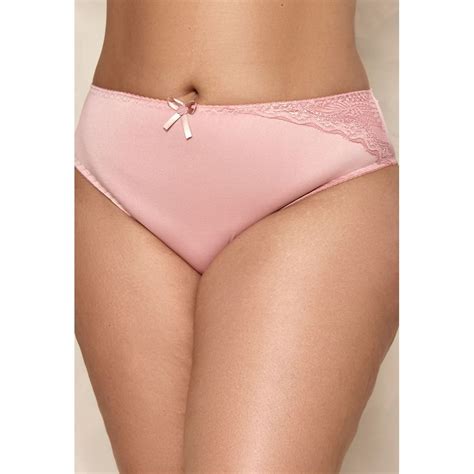 Calçola Conforto em Poliéster Renda Bordada Salmão B COMPRA FACIL LINGERIE