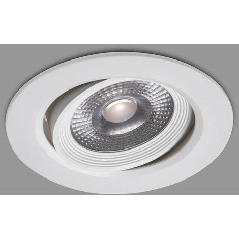 Vivida Faretto Ad Incasso Tondo Bianco W Led Luce Calda