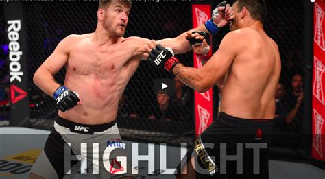 Fabricio Werdum Vs Stipe Miocic Full Fight