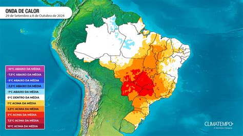 Oitava onda de calor de 2024 sufoca o país Sul enfrenta chuvas