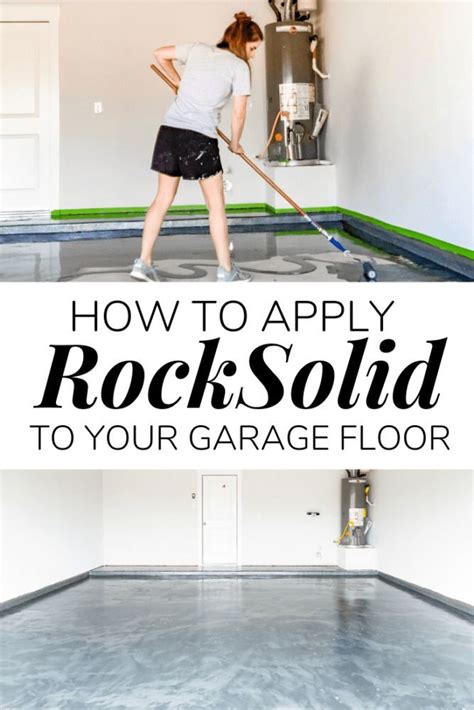 Our DIY Rustoleum Rock Solid Epoxy Garage Floor Love Renovations