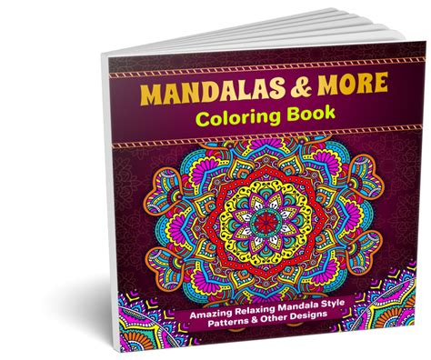 Mandalas & More Coloring Book | JMcG Books