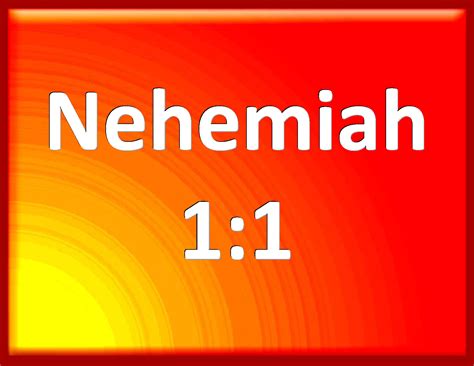 Nehemiah 11 The Words Of Nehemiah The Son Of Hachaliah And It Came To
