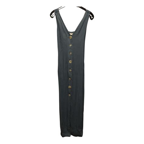 Pre Owned Zara Maxi Dress In Blue Modesens