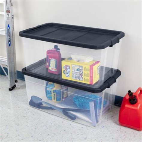 Sterilite 116 Qt Heavy Duty Box Stackable Storage Bin With Latching Lid