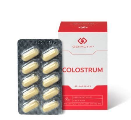 Colostrum Genactiv Kapsu Ek Apteka Internetowa Zdro Vita