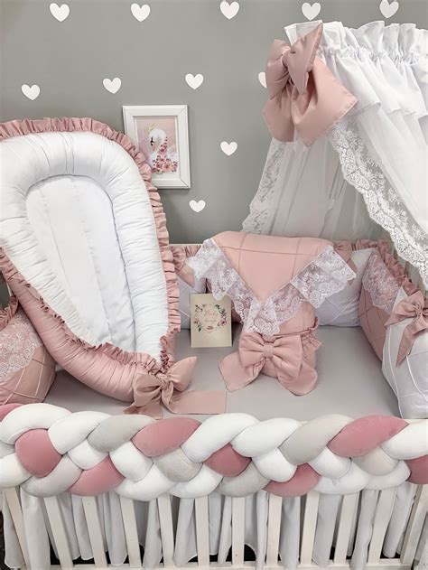 Bassinet Bedding Crib Bedding Set Toddler Bedding Set Girl Etsy