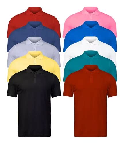 Kit 10 Camiseta Gola Polo Masculino Atacado Frete grátis