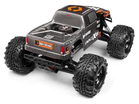 HPI Racing NITRO GT 3 TRUCK PAINTED BODY SILVER GUNMETAL HPI109884