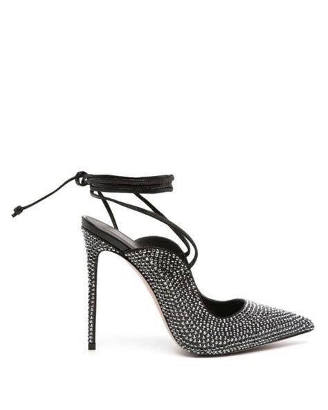 Le Silla Ivy Mm Crystal Embellished Pumps In White Lyst