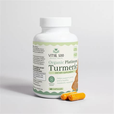 Turmeric: Anti-Inflammatory Superfood Vital 500