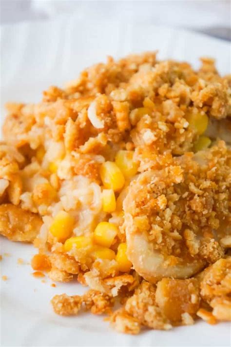 Easy Ground Chicken Casserole - THIS IS NOT DIET FOOD