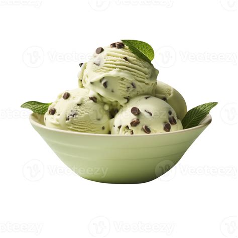 Mint Chocolate Chip Ice Cream Wallpaper