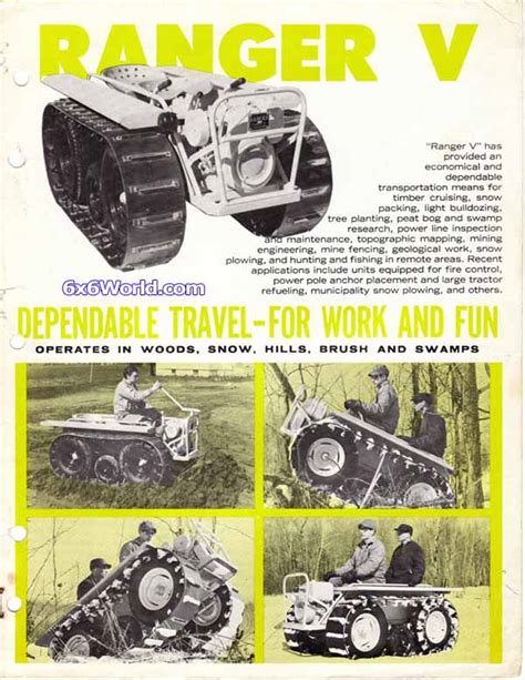 6x6 World Ranger V Tracked Atv