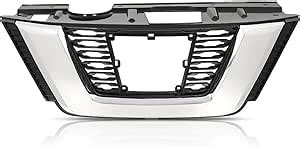 Amazon G PLUS Front Upper Bumper Grille Assembly Chrome Trim